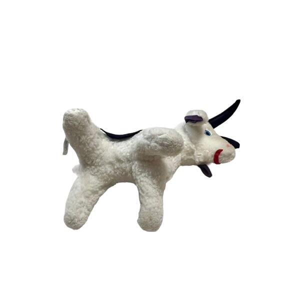 Vintage Elka Toys Navy Billy Goat mascot plush stuffed animal 1960s 70s USA - Picture 5 of 16